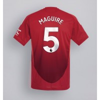 Manchester United Harry Maguire #5 Domáci futbalový dres 2024-25 Krátky Rukáv